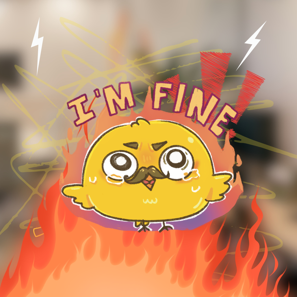 I'm FINE! | Handmade by CloudbunnyPH