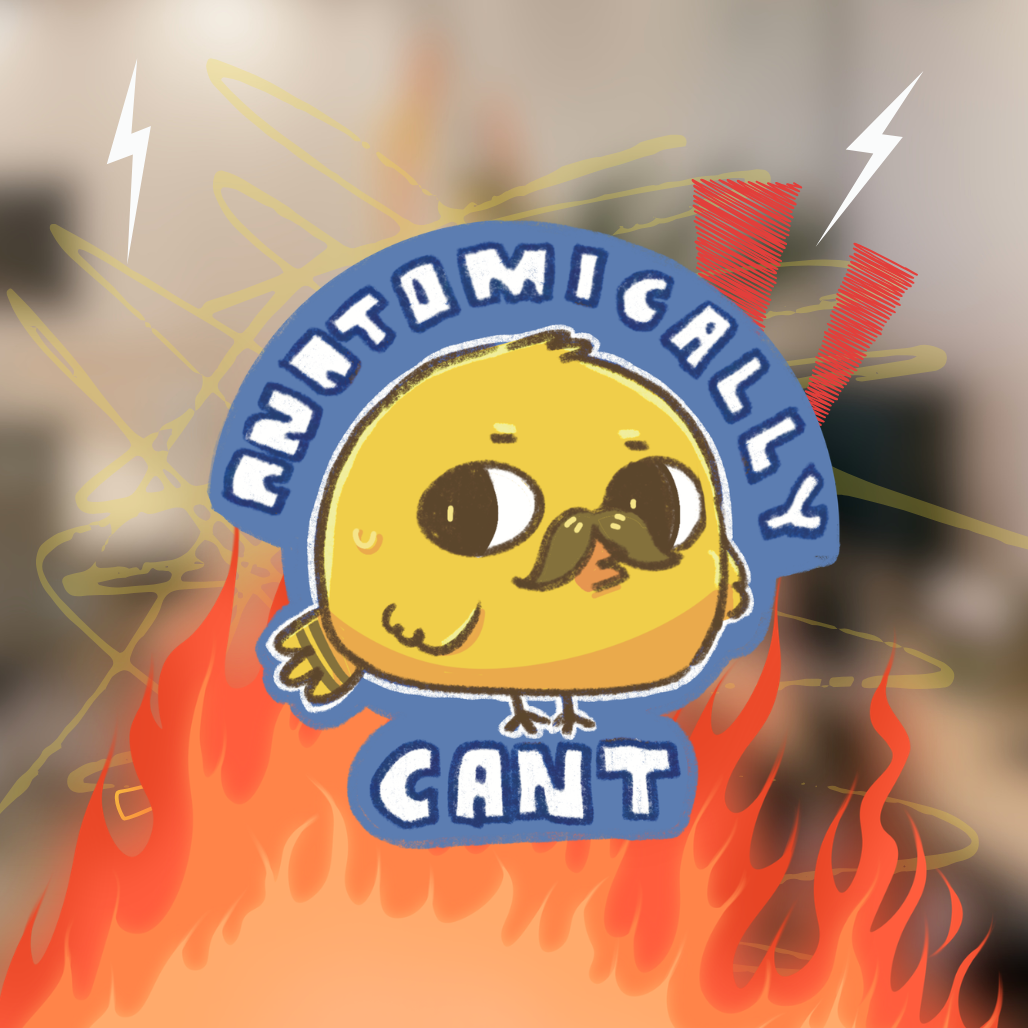 I ANATOMICALLY CAN'T ! | Handmade by CloudbunnyPH